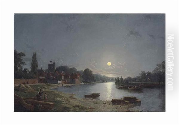 The Rose And Crown At Twickenham, With St Mary's Church Beyond - view 1