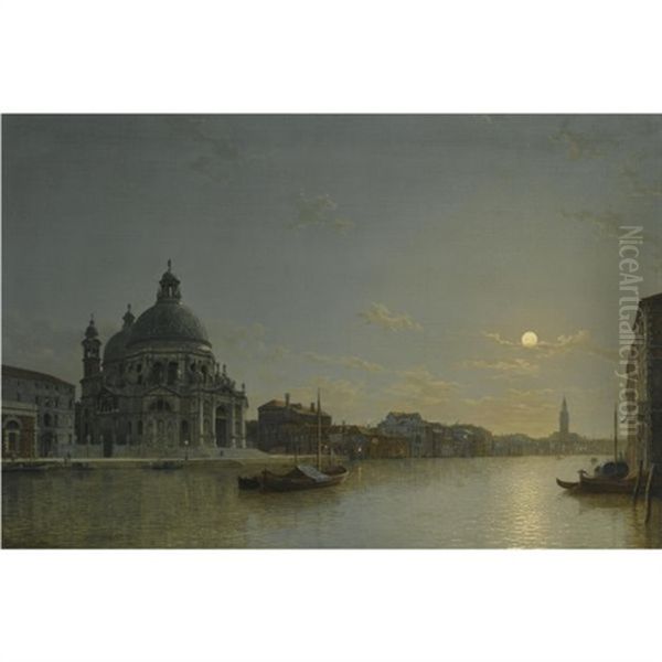 Venice, View Of The Grand Canal With The Church Of Santa Maria Della Salute - view 1