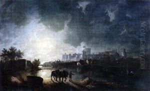 Windsor Castle From The River by Henry Pether