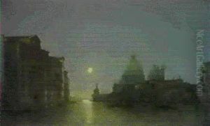 The Grand Canal By Moonlight The Grand Canal By Moonlight