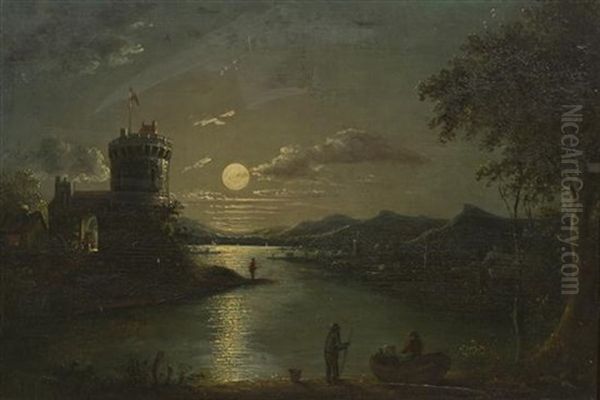 Lake By Moonlight - view 1