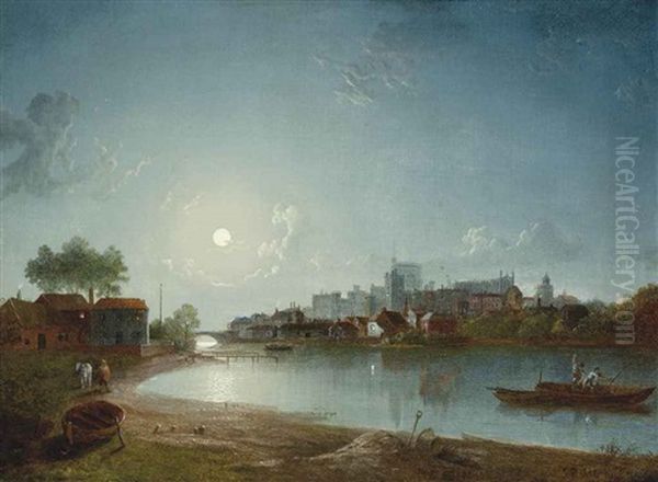 Windsor Castle By Moonlight - view 1