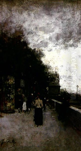 Promeneurs Sur Les Quais - view 1