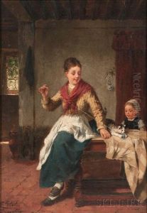 Cat's Play by Charles Petit