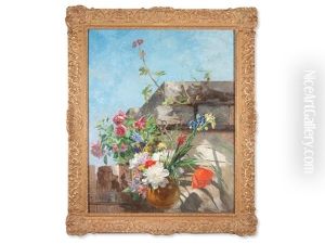Floral Still Life by Eugene Petit