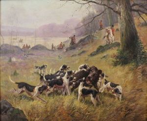 Chasse A Courre Au Sanglier Et Au Cerf (2 Works)