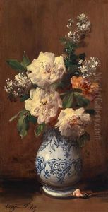 Blumenstuck Mit Rosen by Eugene Petit