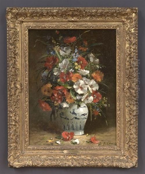 Bouquet Of Flowers In A Vase - view 1