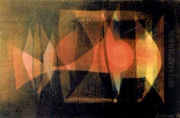 Rosenstrauss In Messingvase - view 1