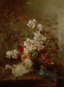 Floral Still Life by Eugene Petit