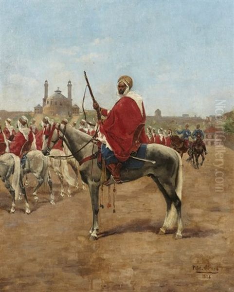 La Revue Des Spahis, Inspection Of The Spahis - view 1