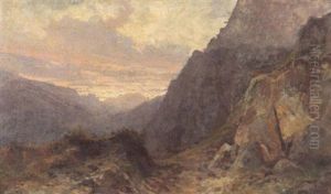 Tramonto Sui Monti by Filiberto Petiti