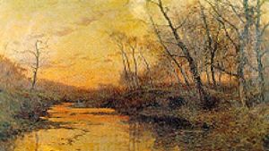 Tramonto Sul Fiume by Filiberto Petiti