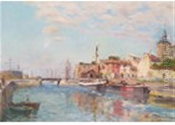 View Of A French Port - view 1