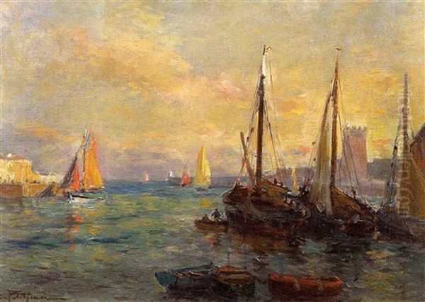 Bateaux De Peche Sortant Du Port De La Rochelle - view 1