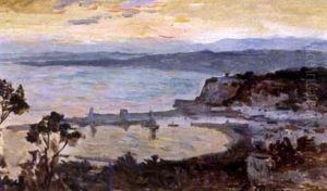 Port Mediterreanne by Edmond Marie Petitjean