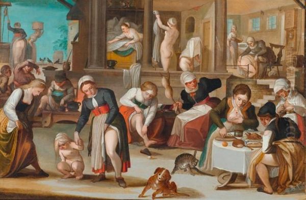 Women Bathing. - view 1