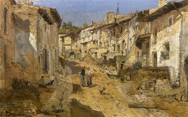 Rue De Village Lorrain Anime - view 1