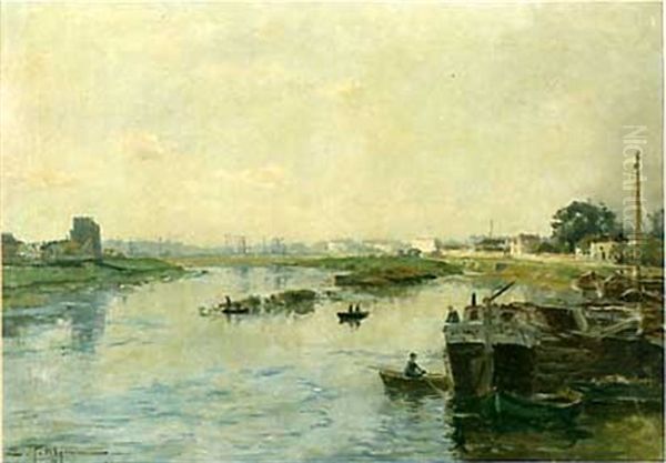 La Saone Pres De Chalons-sur-saone - view 1
