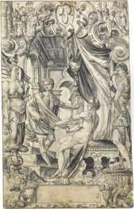 Joseph And Potiphar's Wife by Hans Bock