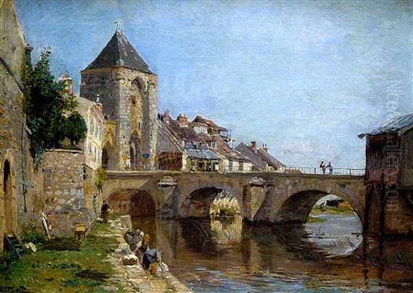 Lavandieres Pres D'un Pont - view 1
