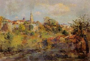 Parthenay, Vue Du Vieux Rempart
