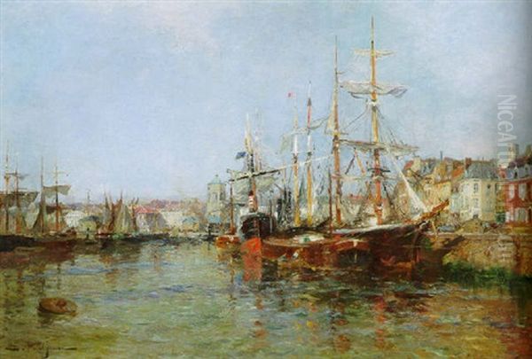 A Harbor In Normandy - view 1