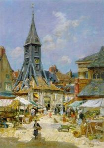 The Saint Catherine Market At Honfleur