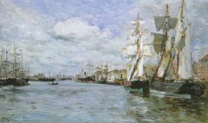 View Of The Harbour Of Bordeaux