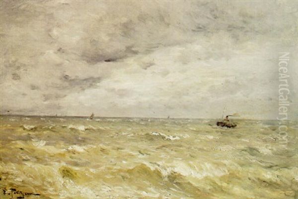 Bateaux En Mer Du Nord - view 1