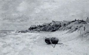 Barque Sur La Plage