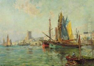 Les Sables D'olonne by Edmond Marie Petitjean