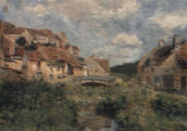 Washerwomen At The River - view 1