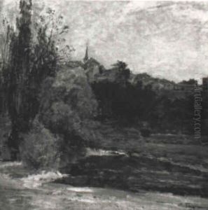 Village Au Bord D'une Riviere Village Au Bord D'une Riviere