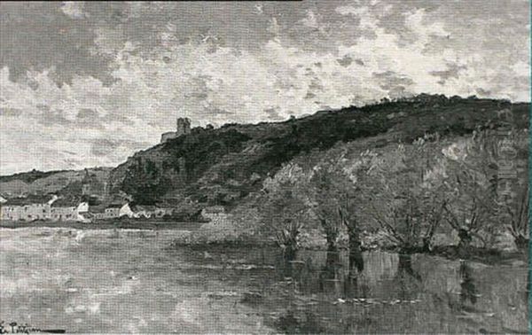 La Seine Aux Andelys - view 1