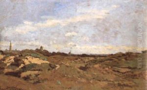 Paysage Aux Moulins by Edmond Marie Petitjean