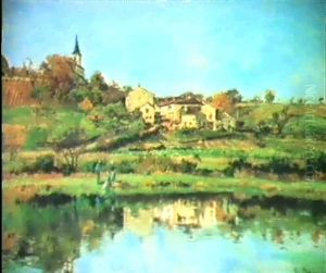 Village Au Bord De La Riviere