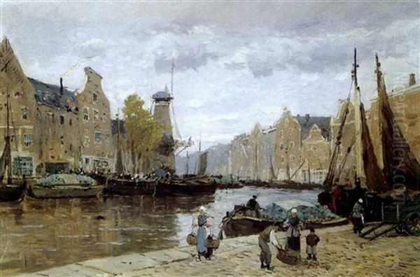 A Harbour Scene - view 1