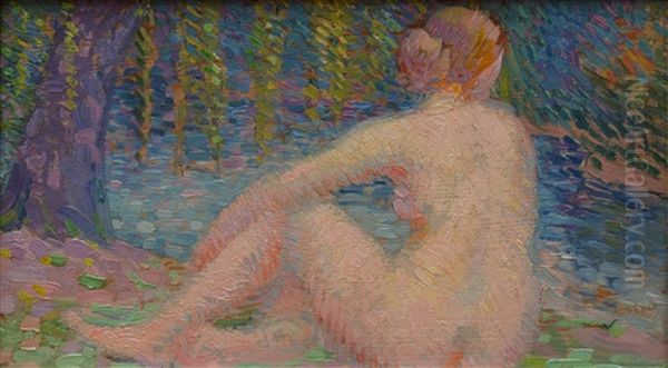 Baigneuse Assise De Dos - view 1