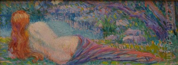 Baigneuse Rousse De Dos - view 1
