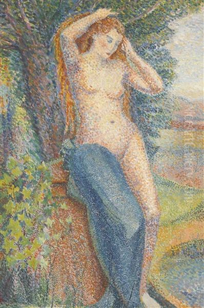 Baigneuse Se Coiffant - view 1