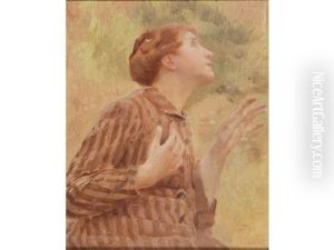 Jeune Femme Sur Fond De Campagne Jeune Femme Sur Fond De Campagne