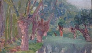 A Sunny Glade by Hippolyte Petitjean