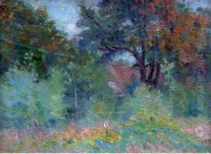 Paysage De Campagne by Hippolyte Petitjean