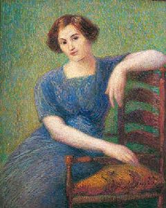 Jeune Femme Au Fauteuil by Hippolyte Petitjean