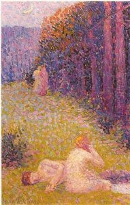 Baigneuses Dans Un Paysage by Hippolyte Petitjean