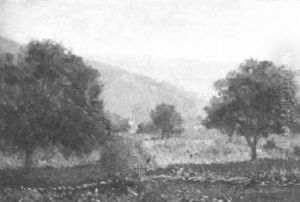 Spring Landscape by Hippolyte Petitjean
