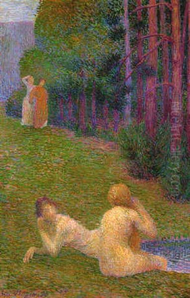 Figures In A Park - view 1