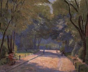 Afternoon In The Park by Hippolyte Petitjean
