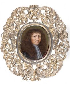 Portrait Du Roi Louis Xiv by Jean Petitot the Elder